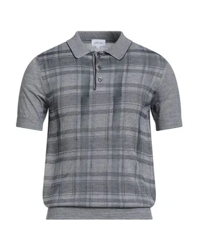 Brioni Man Sweater Navy Size 48 Wool, Silk In Blue