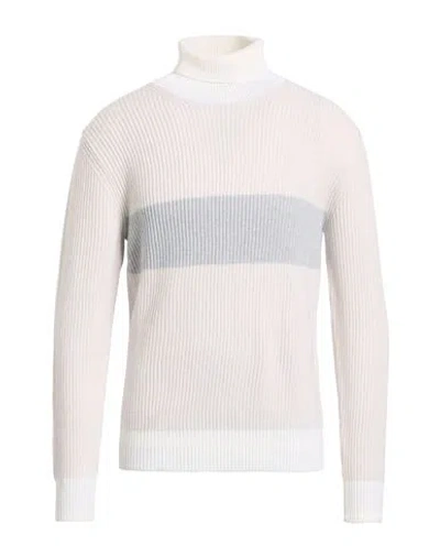 Eleventy Man Turtleneck Light Pink Size Xl Wool In Neutral