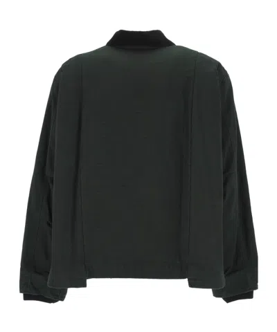 Sacai X Carhartt Wip Duck Long-sleeves Jacket In Black