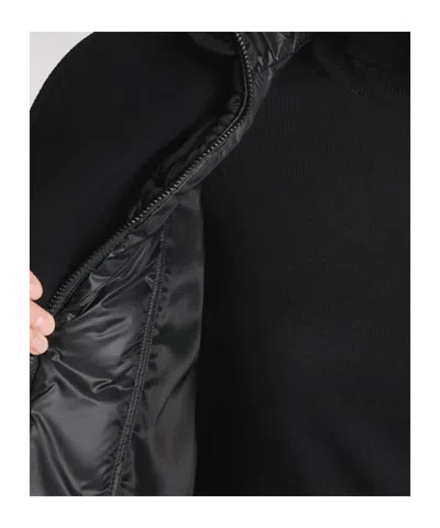 Fay Double Front Coat In Wool And Cashmere In Black