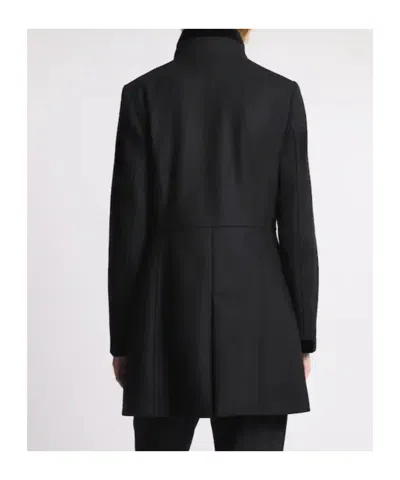 Fay Versatile Baltic Blue Jacket With Adjustable Closure In Black