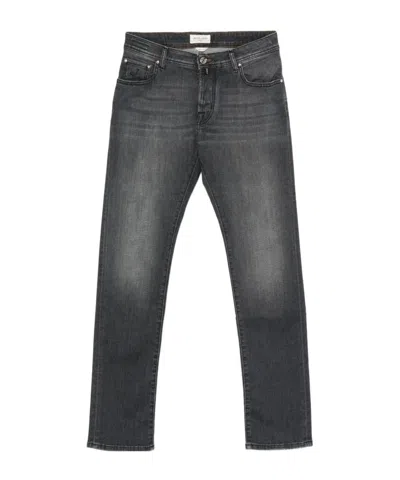 Jacob Cohen `nick` 5-pocket Slim Fit Pants In Black