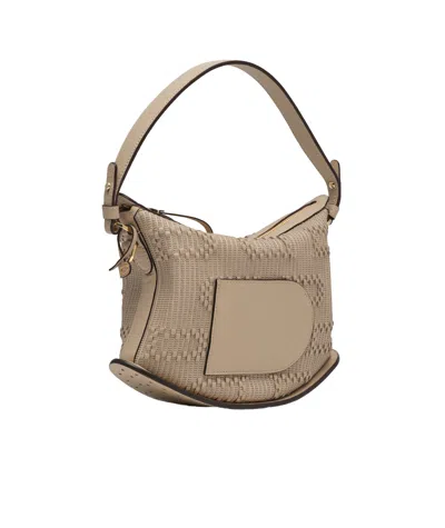 Delvaux Leather Shoulder Bag In Brown