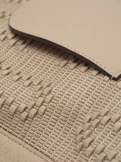 Delvaux Leather Shoulder Bag In Brown