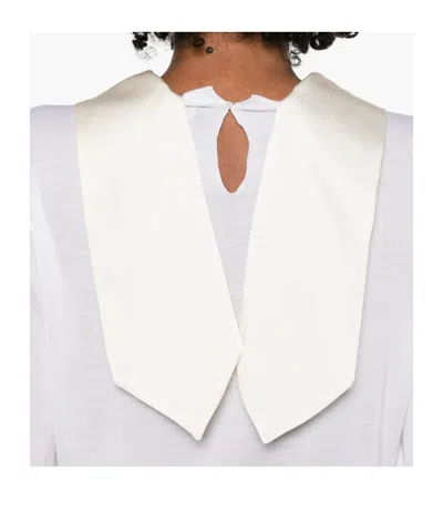 Fabiana Filippi Classic-collar Sweater In White