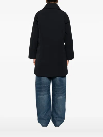 Aspesi Buttoned Coat In Black