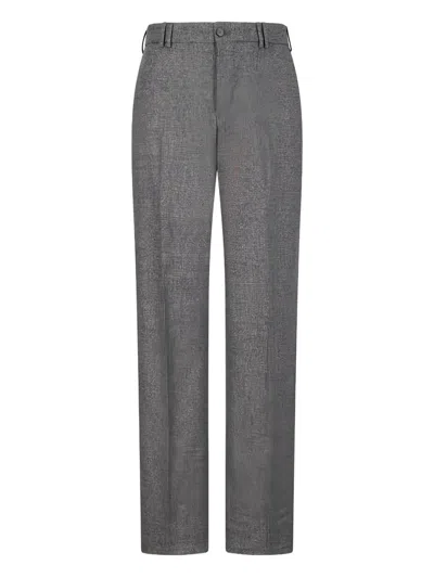 Pt Torino Michael Tailored Wool Trousers In Gray