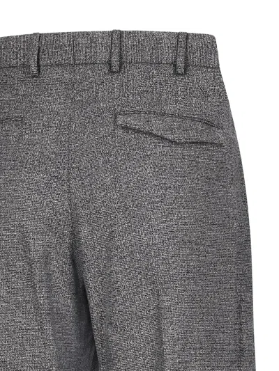 Pt Torino Michael Tailored Wool Trousers In Gray