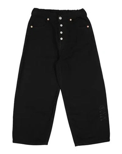 Mm6 Maison Margiela Toddler Boy Pants Black Size 6 Cotton In Black