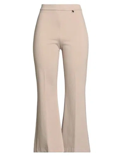 Luckylu  Milano Luckylu Milano Woman Pants Beige Size 10 Viscose, Polyamide, Elastane In Neutral
