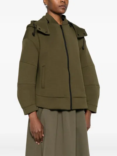 Psophia Gefütterte Kapuzenjacke In Green