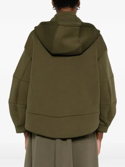 Psophia Gefütterte Kapuzenjacke In Green