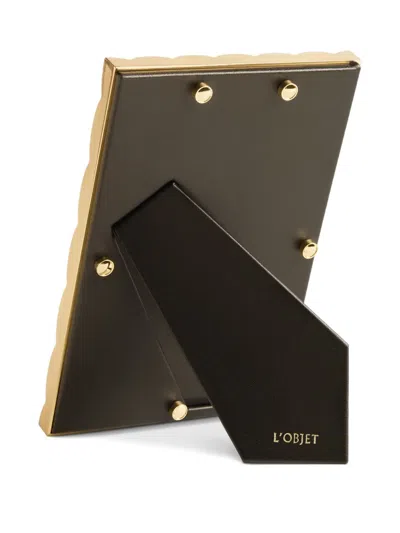 L'objet Maxime Ruffled Photo Frame (10cm X 15cm) In Gray