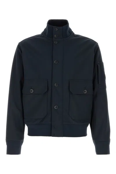 C.p. Company Long-sleeved Casual Jacket In Blue