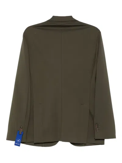 Manuel Ritz Buttoned Single-breasted Jacket In Green