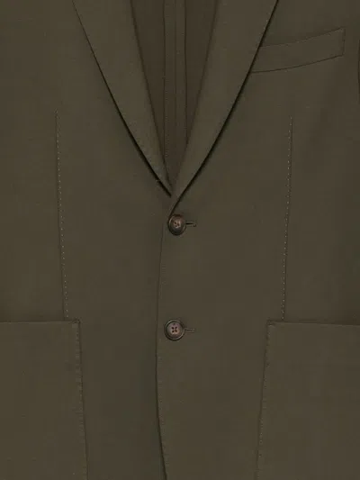 Manuel Ritz Buttoned Single-breasted Jacket In Green