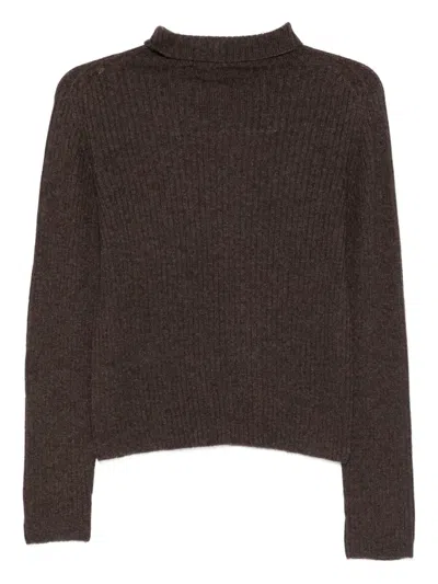 Gran Sasso Pullover Mit Rollkragen In Brown