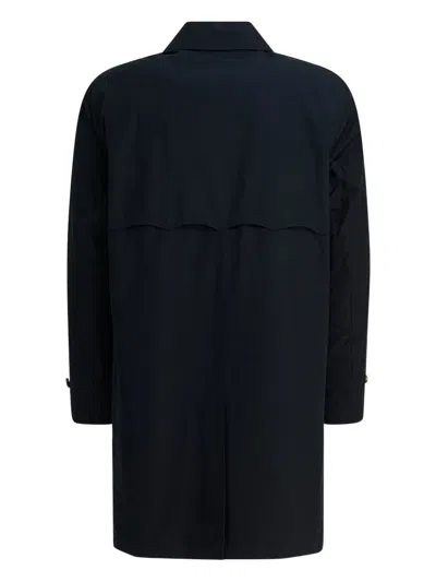Baracuta Buttoned Coat In Blue