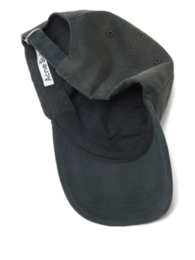 Acne Studios Baseballkappe Mit Logo In Gray