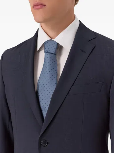 Corneliani Dot-pattern Tie In Blue