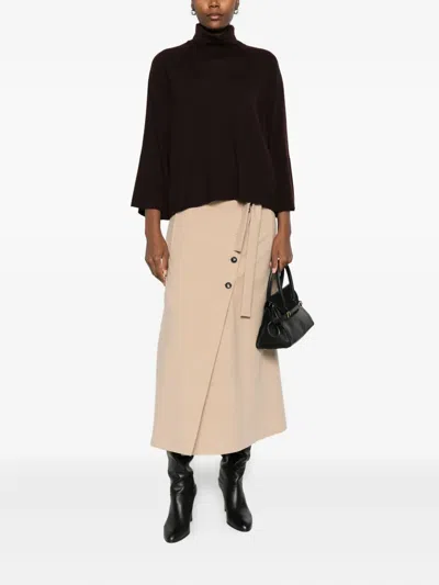 Psophia Fein Gestrickter Pullover In Brown