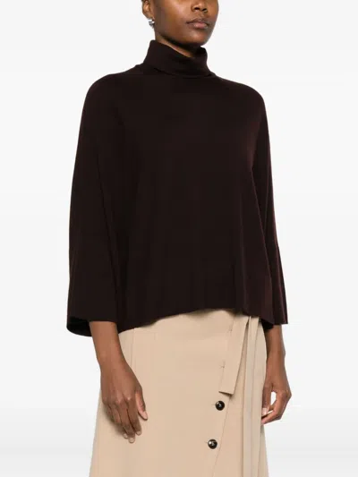 Psophia Fein Gestrickter Pullover In Brown