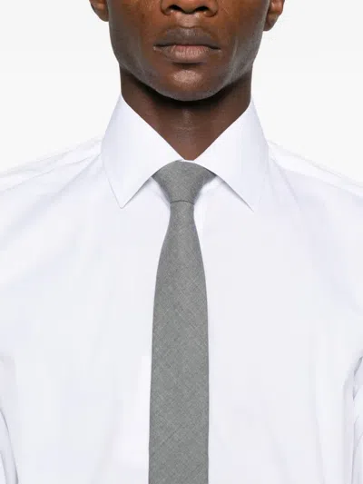 Sand Poplin Shirt In White