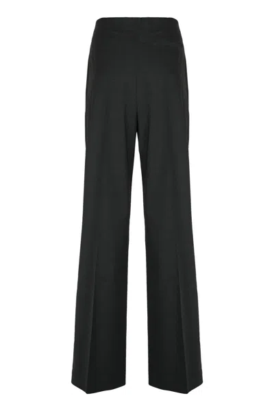 Alberta Ferretti Alberta Ferreti Wool Trousers In Black