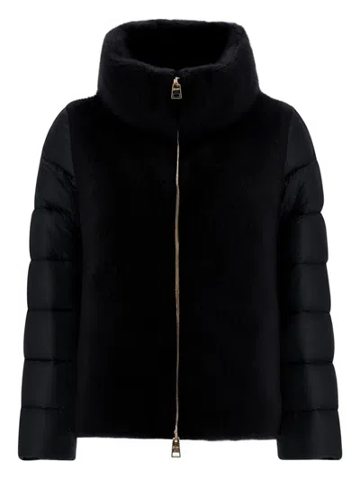 Herno Women Black Quilted Jacket, M Luxury Jackets For Women Darveys In Black