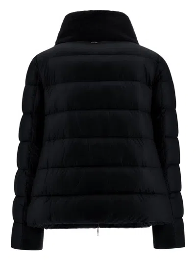 Herno Women Black Quilted Jacket, M Luxury Jackets For Women Darveys In Black