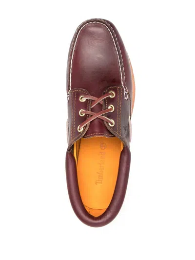 Timberland Moccasins In Burgundy