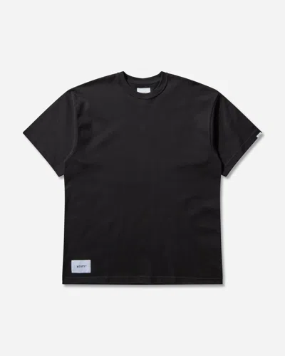 Wtaps Sign 02 Cotton T-shirt In Black
