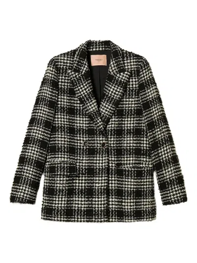 Twinset Black Blazer In Multi