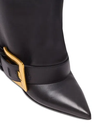 Balmain Women Anthem Boots In Black