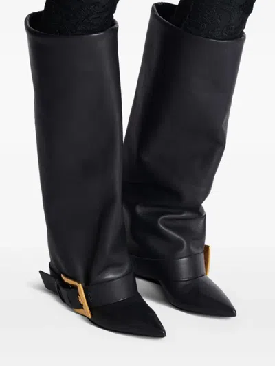 Balmain Women Anthem Boots In Black
