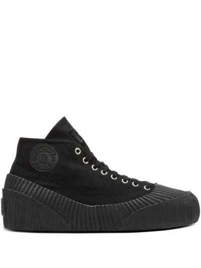 Balmain Riff Sneakers In Black