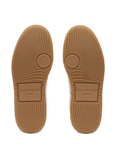 Balmain Swan Low-top Sneakers In White