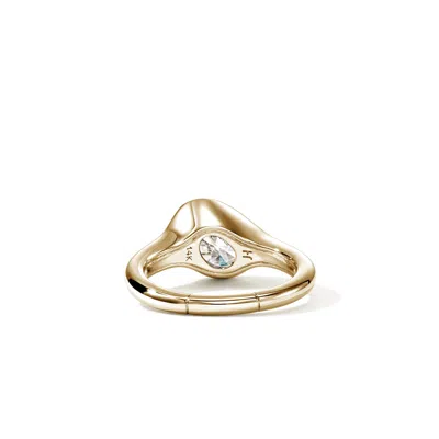 John Hardy 14k Yellow Gold Jh Lovestruck Lab Grown Diamond Oval Solitaire Ring