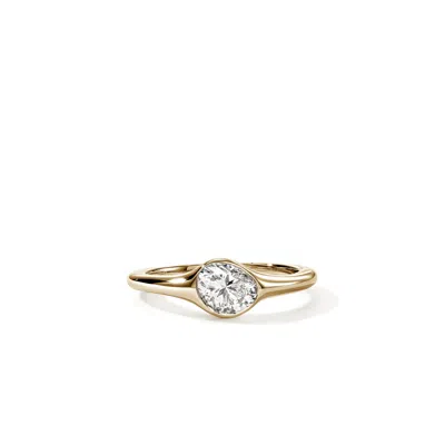 John Hardy 14k Yellow Gold Jh Lovestruck Lab Grown Diamond Oval Solitaire Ring