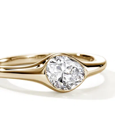 John Hardy 14k Yellow Gold Jh Lovestruck Lab Grown Diamond Oval Solitaire Ring