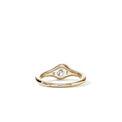 John Hardy 14k Yellow Gold Jh Lovestruck Lab Grown Diamond Oval Solitaire Ring
