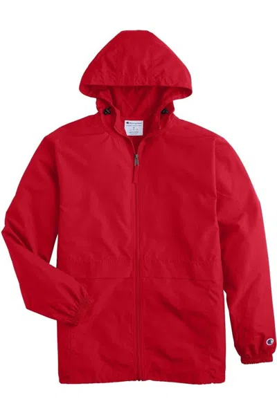 Champion Packable Quarter-zip Jacket In Red