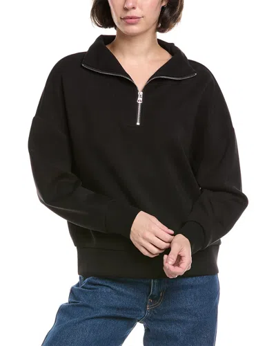 Rd Style Seanni Soft Knit 1/2-zip Pullover In Black