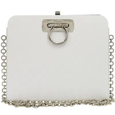 Pre-owned Ferragamo Shoulder Bag () In Silver