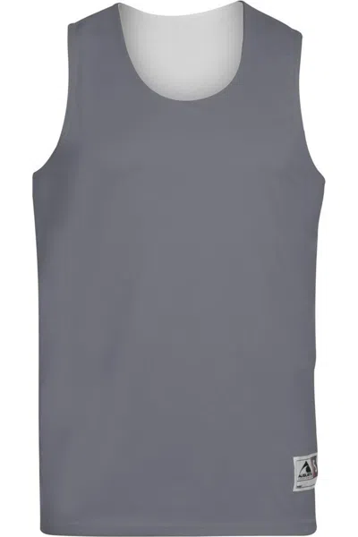 Augusta Sportswear Reversible Wicking Tank Top In Gray