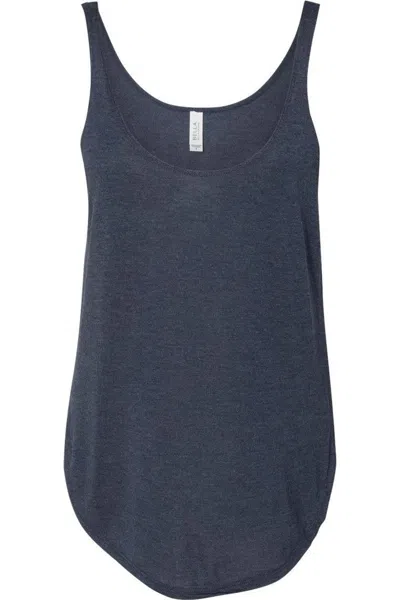 Bella+canvas Women´s Flowy Tank With Side Slit In Blue