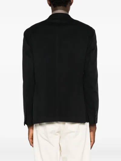 Tagliatore Double-breasted Jacket In Black