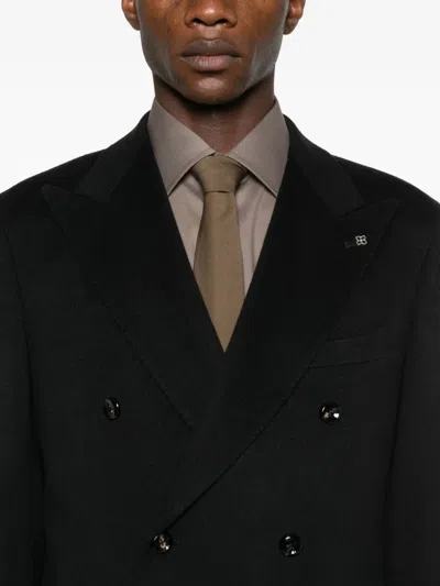 Tagliatore Double-breasted Jacket In Black