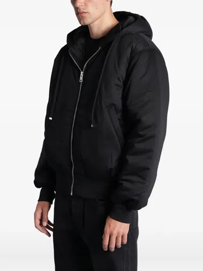 Etudes Studio Hooded Zip Jacket In Black