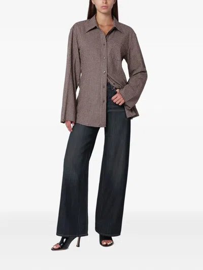 几何图案印花衬衫